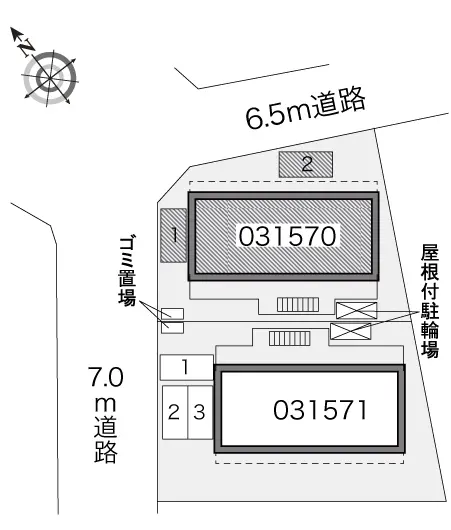 ★手数料０円★西宮市津門大箇町　月極駐車場（LP）